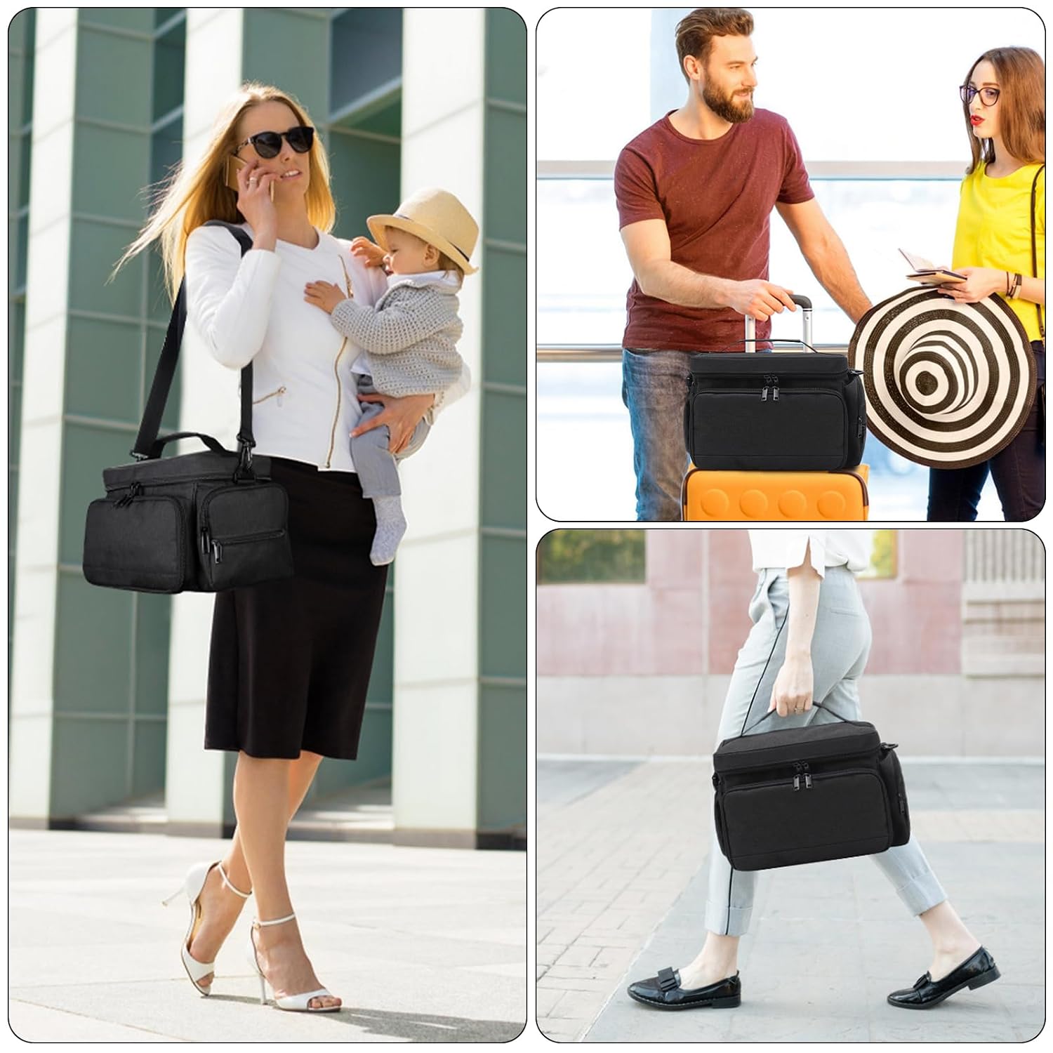 Detalle de GDNasist Breast Pump Bag for Spectra S1 and S2 with Waterproof Mat