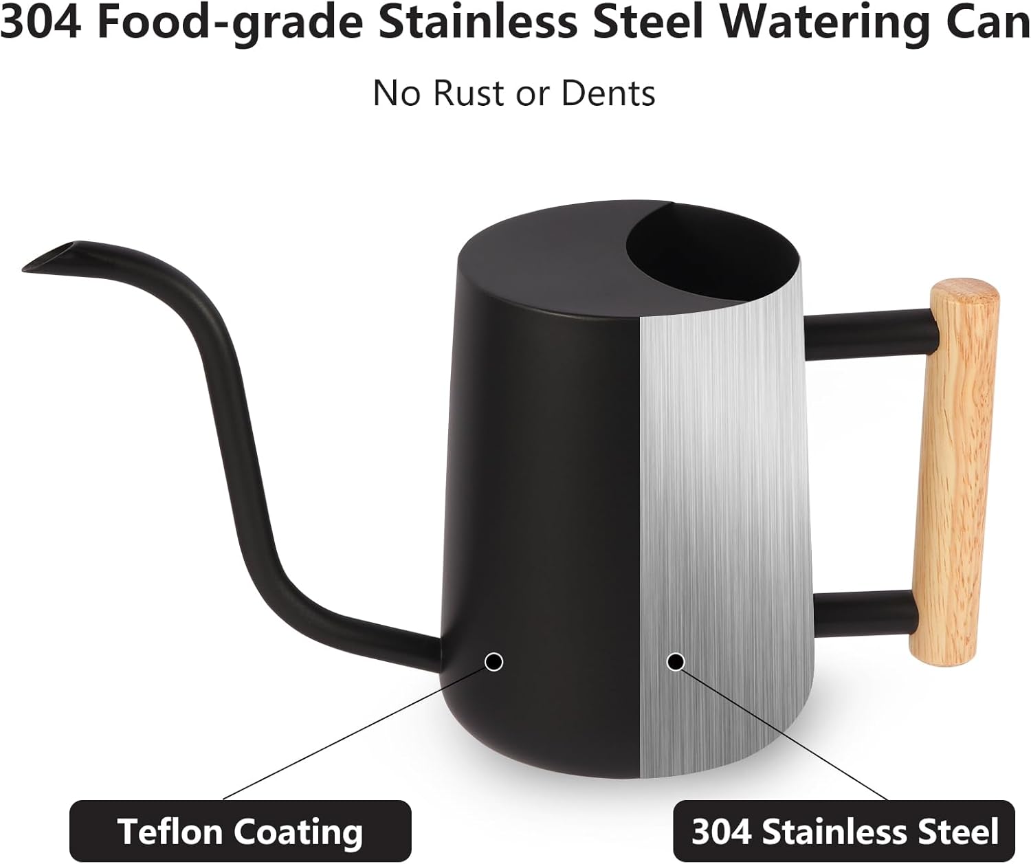 Thumbnail 3 de Indoor Watering Can 35oz Stainless Steel