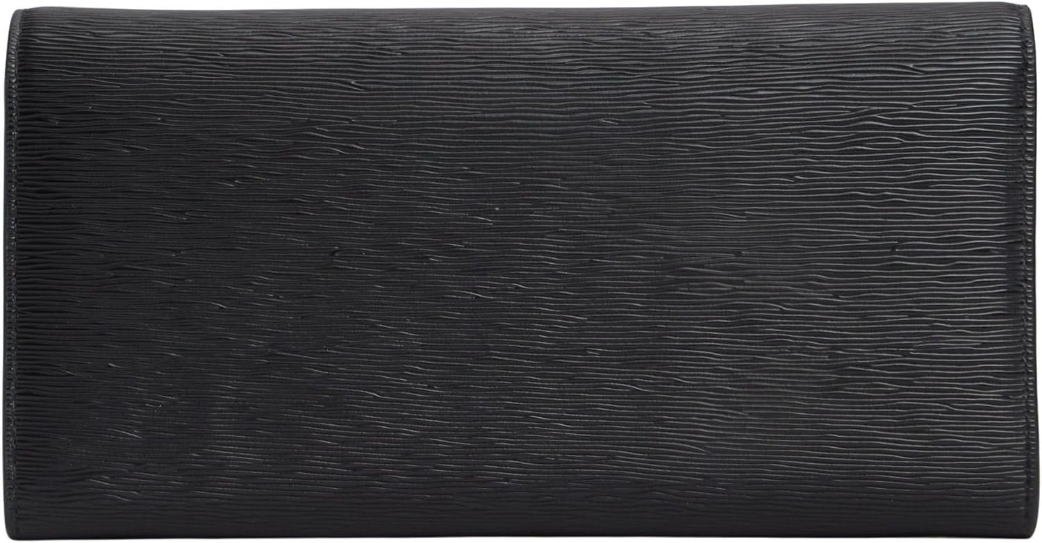 Detalle de Tommy Hilfiger Portafoglio da donna TH Modern Lrg Flap AW0AW18488 Nero