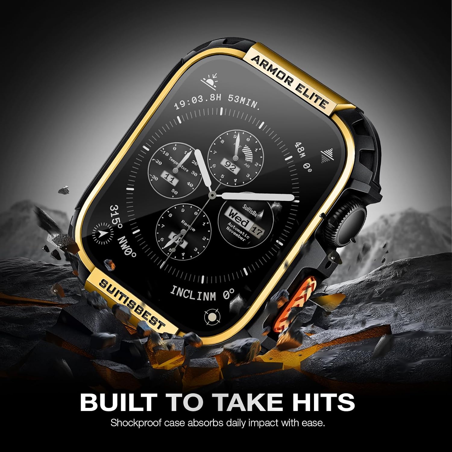Thumbnail 2 de Suitisbest Armor Case for Apple Watch 44mm