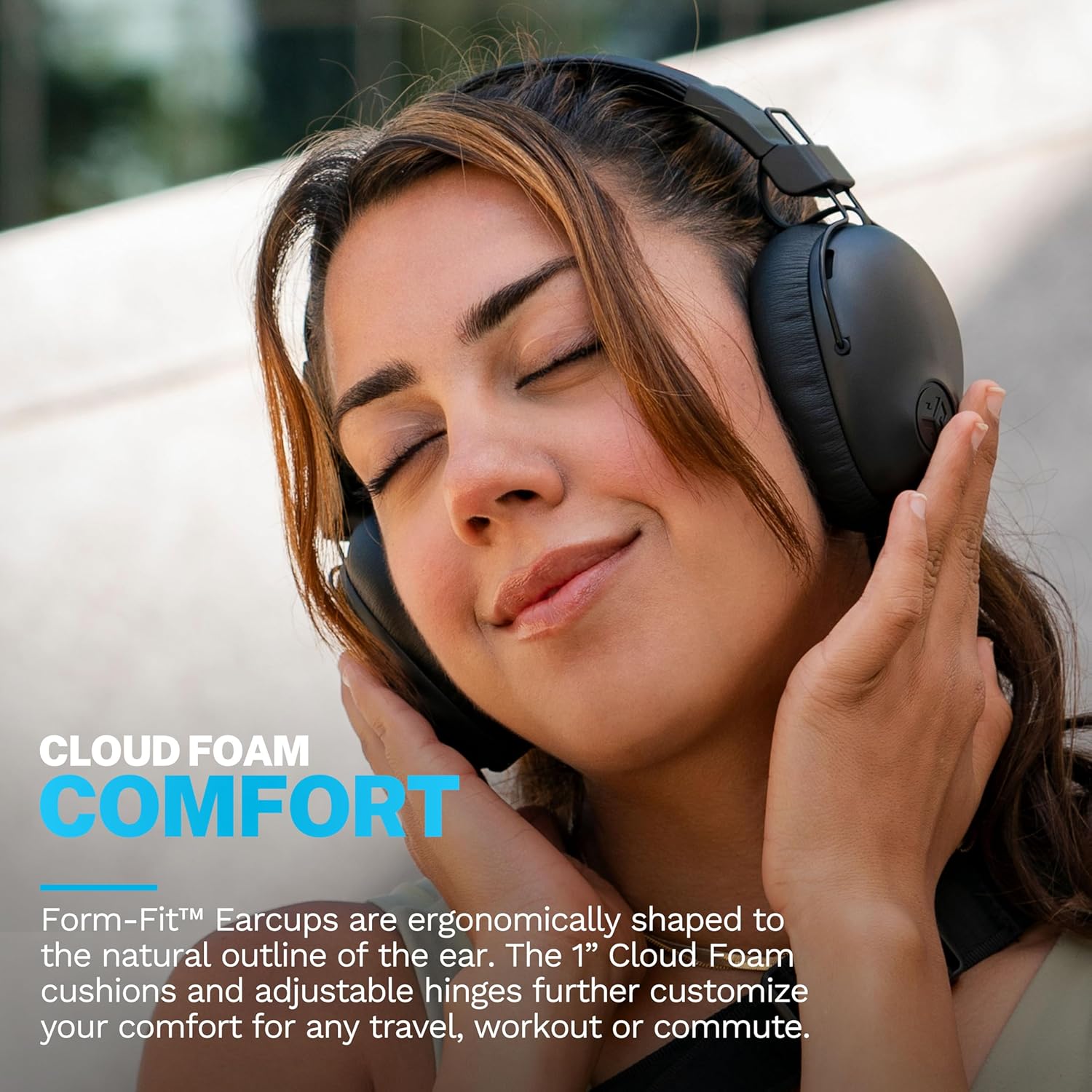 Thumbnail 4 de JLab Studio Pro+ Cuffie Bluetooth over-ear wireless con microfono, autonomia fino a 65 ore, multipoint e pieghevoli