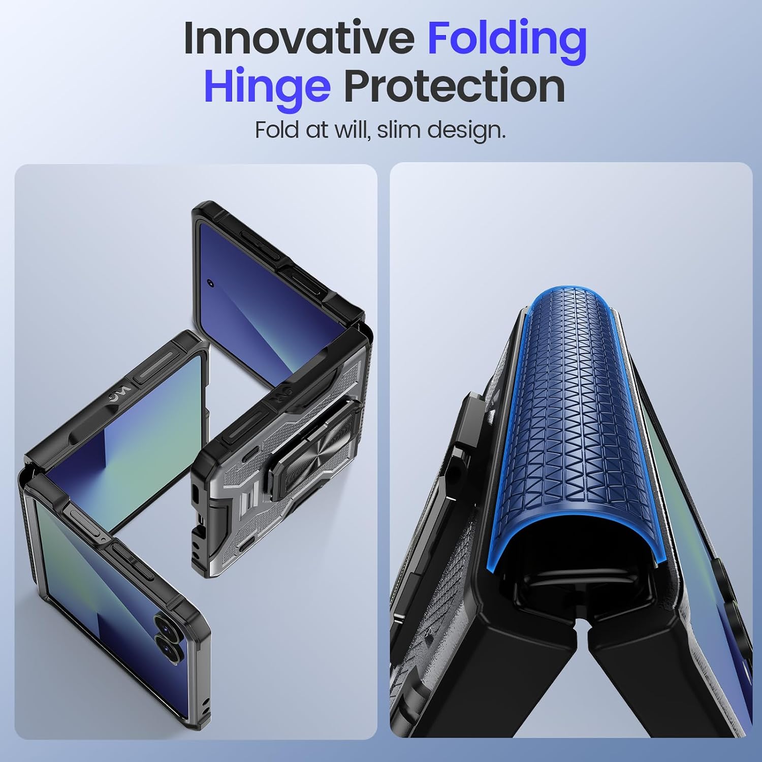 Detalle 1 de VEGO Z Flip 7 case with Screen Protector