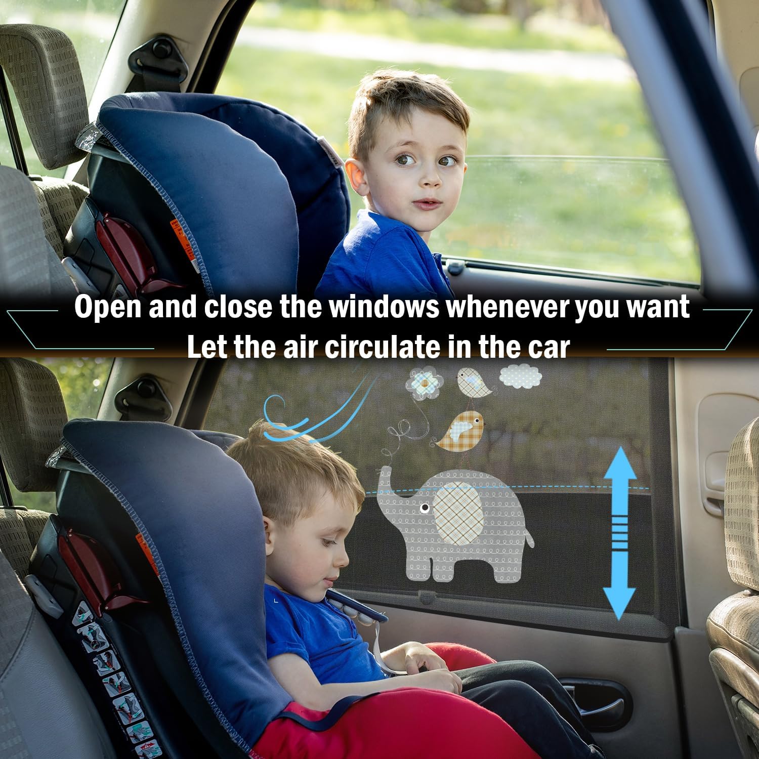Thumbnail 3 de Asstikoo Car Window Shades for Baby