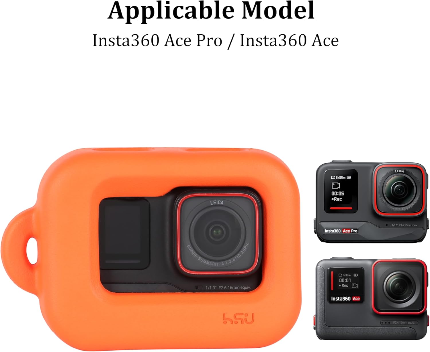 Thumbnail 4 de HSU Floaty Case for Insta360 ACE Pro 2 – Floating EVA Housing for Water Sports