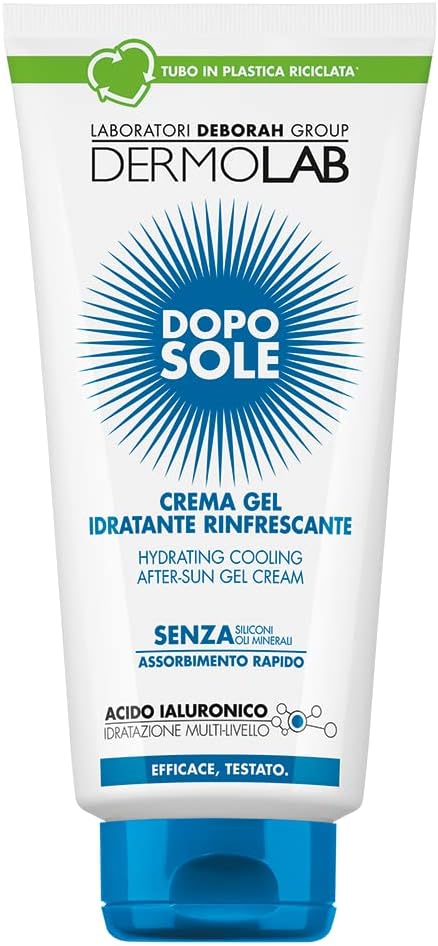 Detalle de Dermolab Crema Gel Doposole Idratante Rifrescante 300 ml – Sollievo e Idratazione dopo l’Esposizione