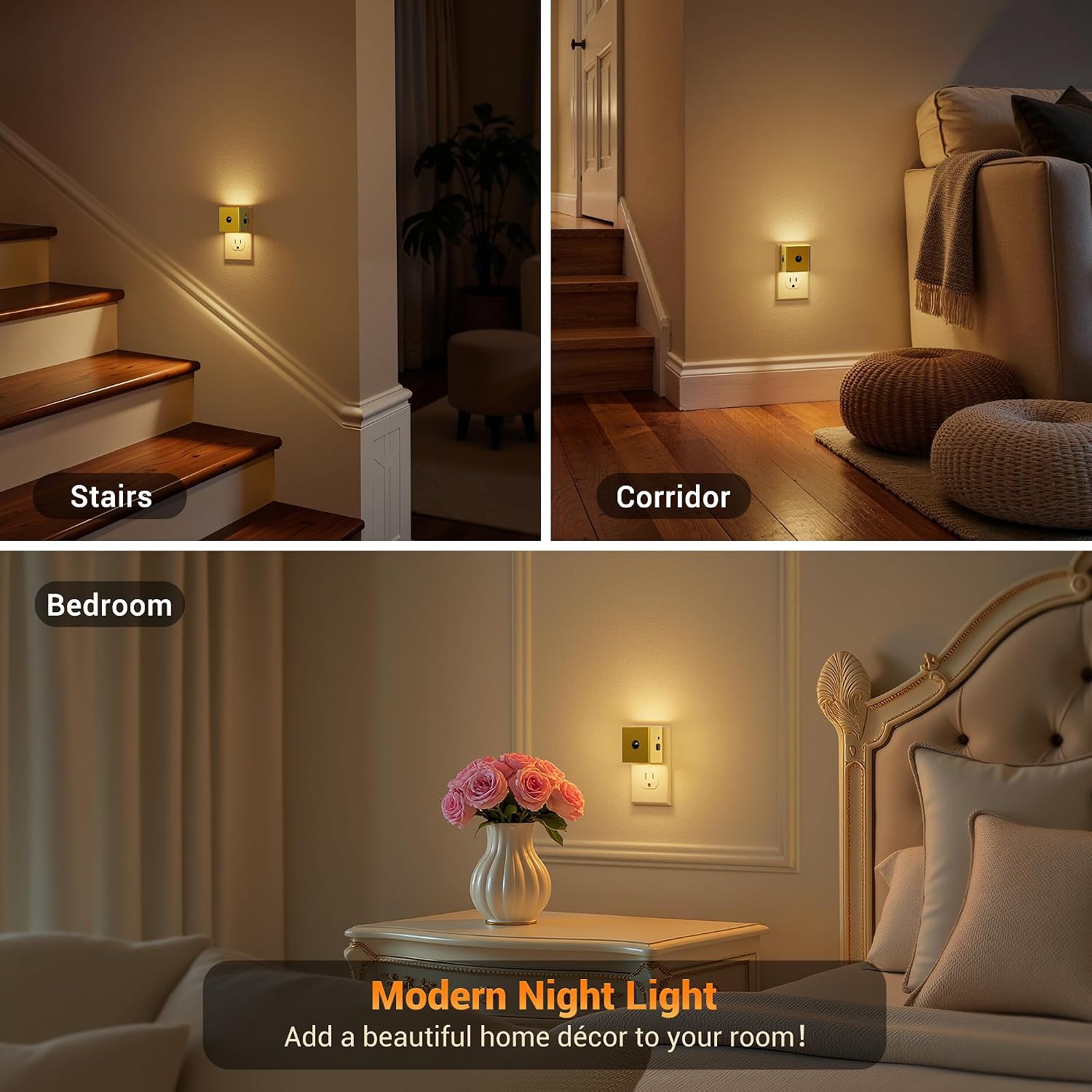Detalle 2 de JandCase C-GY17602DBA1US-2 Motion Sensor Night Light, 3 Brightness Levels
