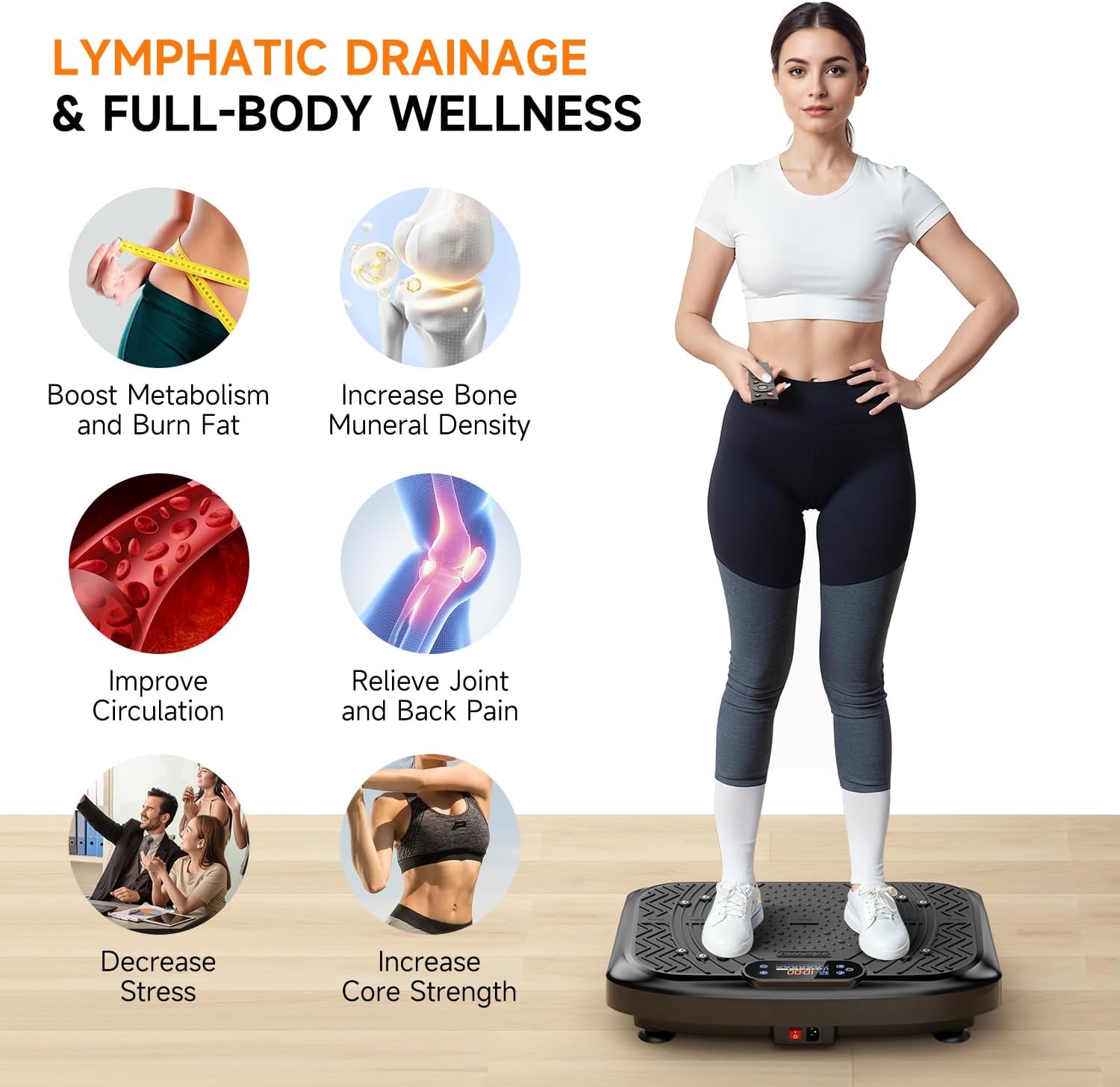 Thumbnail 1 de TAEVNO Vibration Plate, 450 lb Capacity