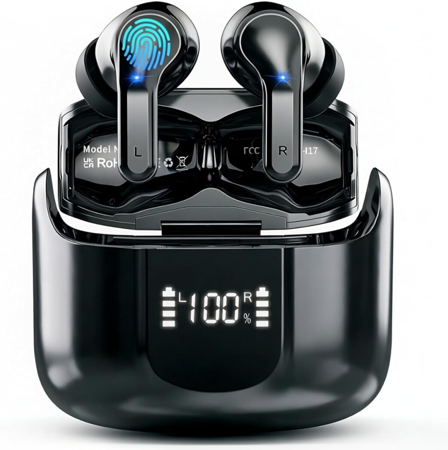 Detalle de Ordtop i13: 2026 Bluetooth In-Ear Kopfhörer – 6D Stereo, kabellos, IP-X7, Bluetooth 5.4
