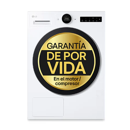 Detalle de LG RHX9009TWC.OUTLET: Secadora inteligente de 9 kg con bomba de calor Dual Inverter (Blanco marfil)