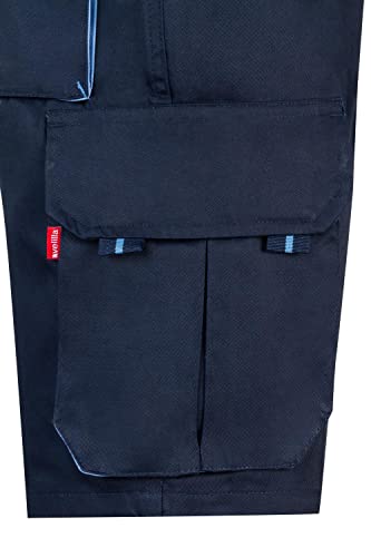 Thumbnail 6 de Bermudas Velilla 103007 Multibolsillos – Azul Navy/Celeste, Talla 58
