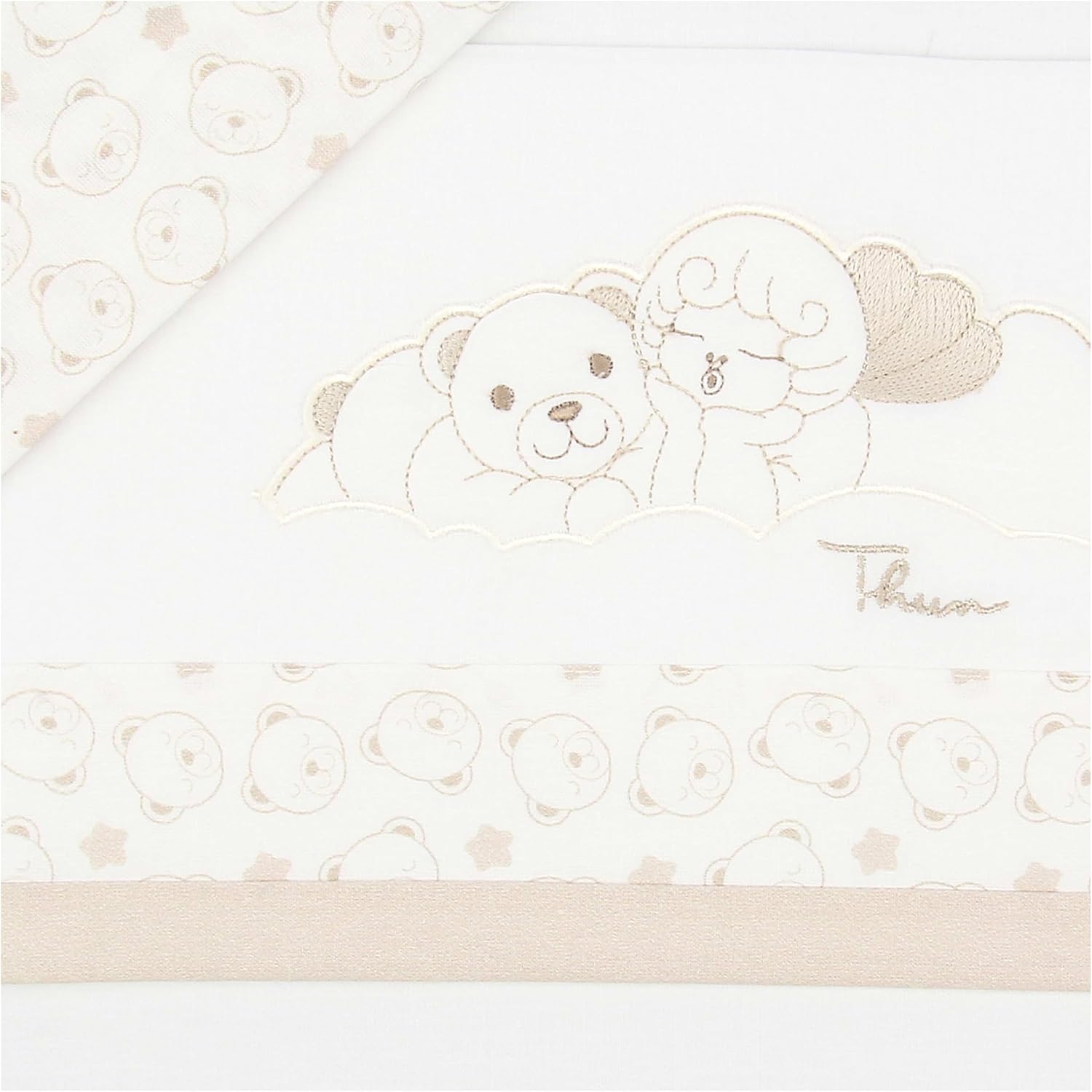 Thumbnail 2 de Thun Set lenzuolino e federa con Teddy e angelo