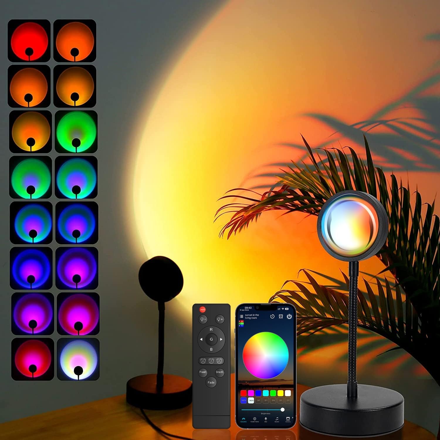 Detalle 1 de QUIGO Sunset Lamp 10W LED