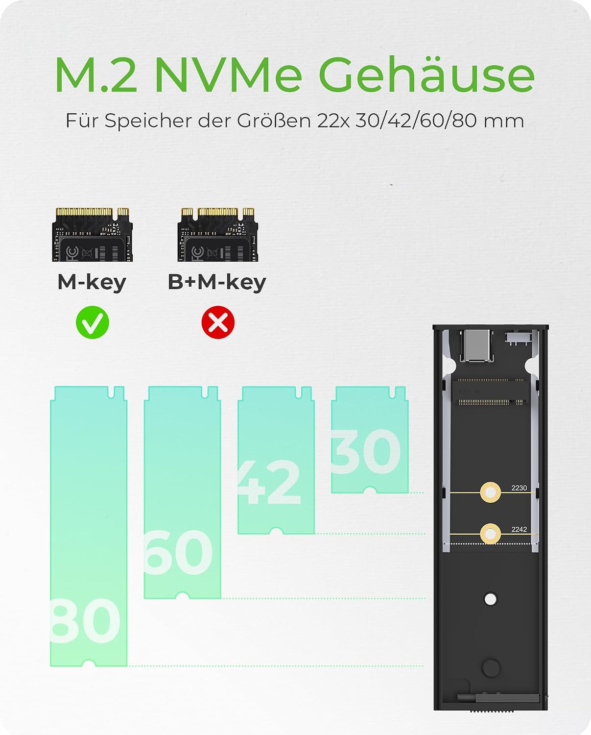 Thumbnail 3 de ICY Box IB-1807MT-C31 NVMe Gehäuse