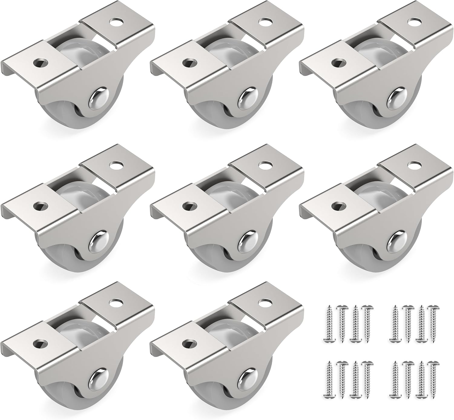 RAVN HAMAN Jeu de 8 mini roulettes pour meubles (25 mm), jusqu’à 10 kg par roue