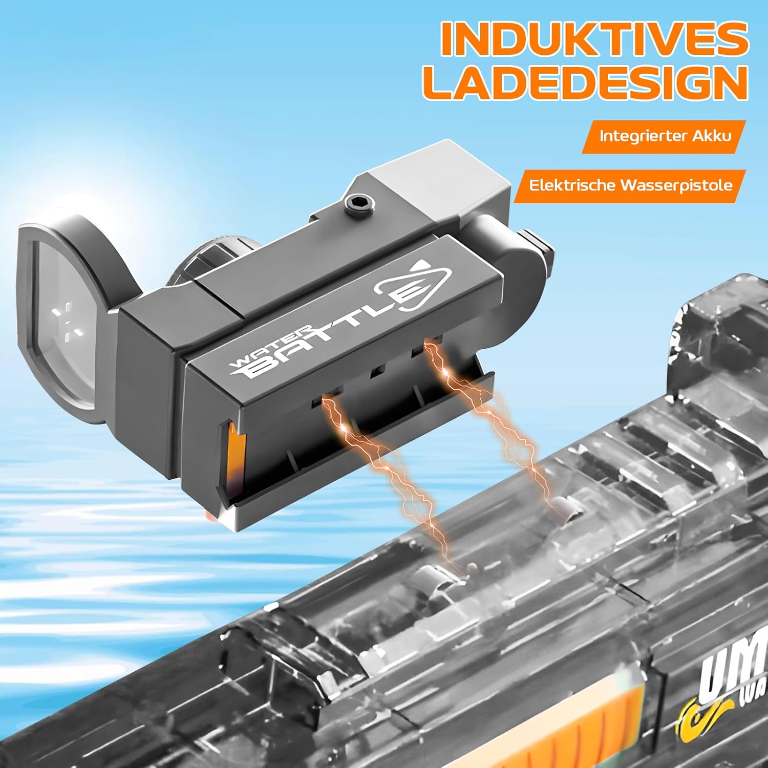 Thumbnail 3 de Wasserpistole UMP45 elektrisch mit LED
