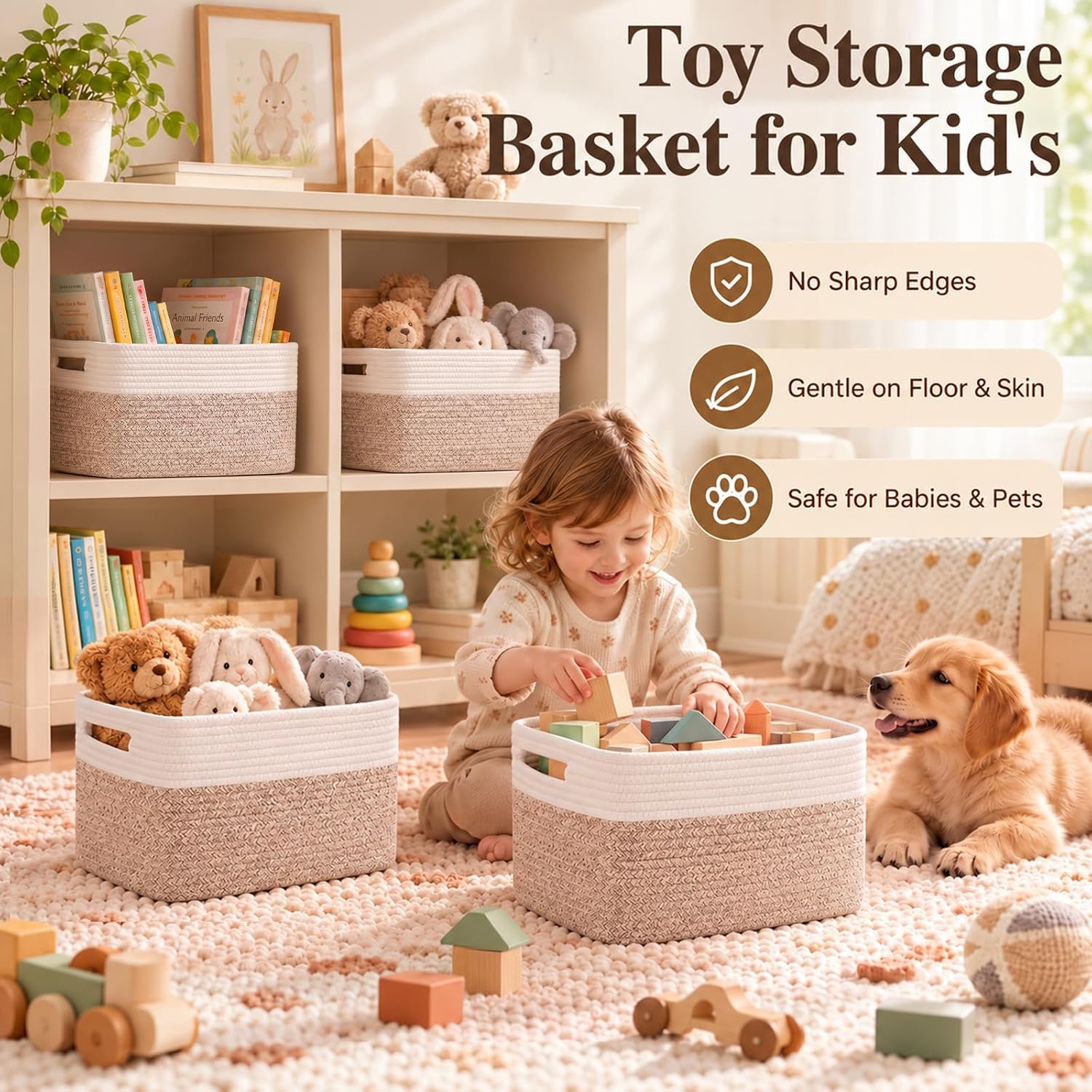 Thumbnail 4 de SIXDOVE 4-Pack Woven Storage Baskets ⚙