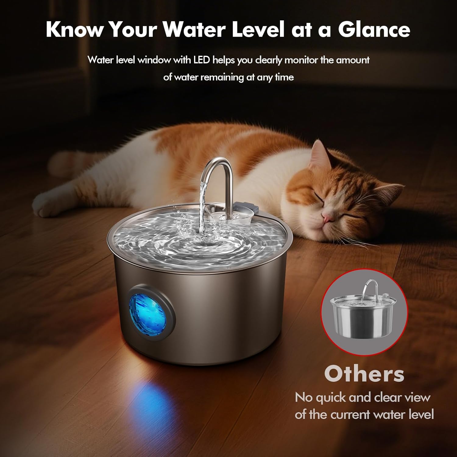 Thumbnail 4 de Cat Water Fountain 3.2L Stainless Steel