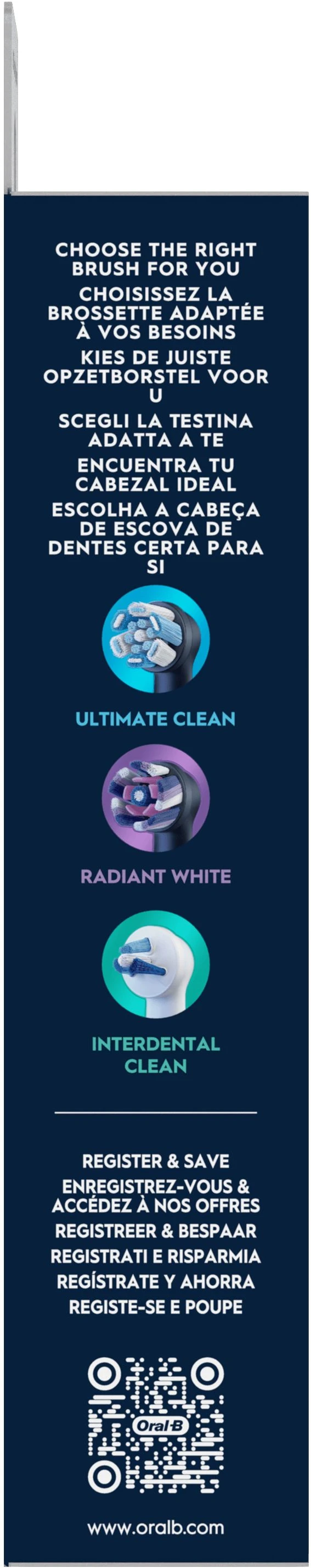 Detalle de Oral-B iO Gentle Care Schwarz 8 Stück