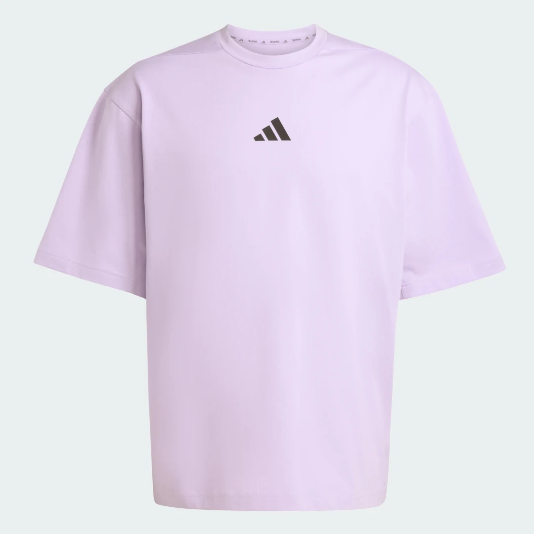 Detalle 2 de Camiseta holgada de entrenamiento Power de Adidas – color violeta