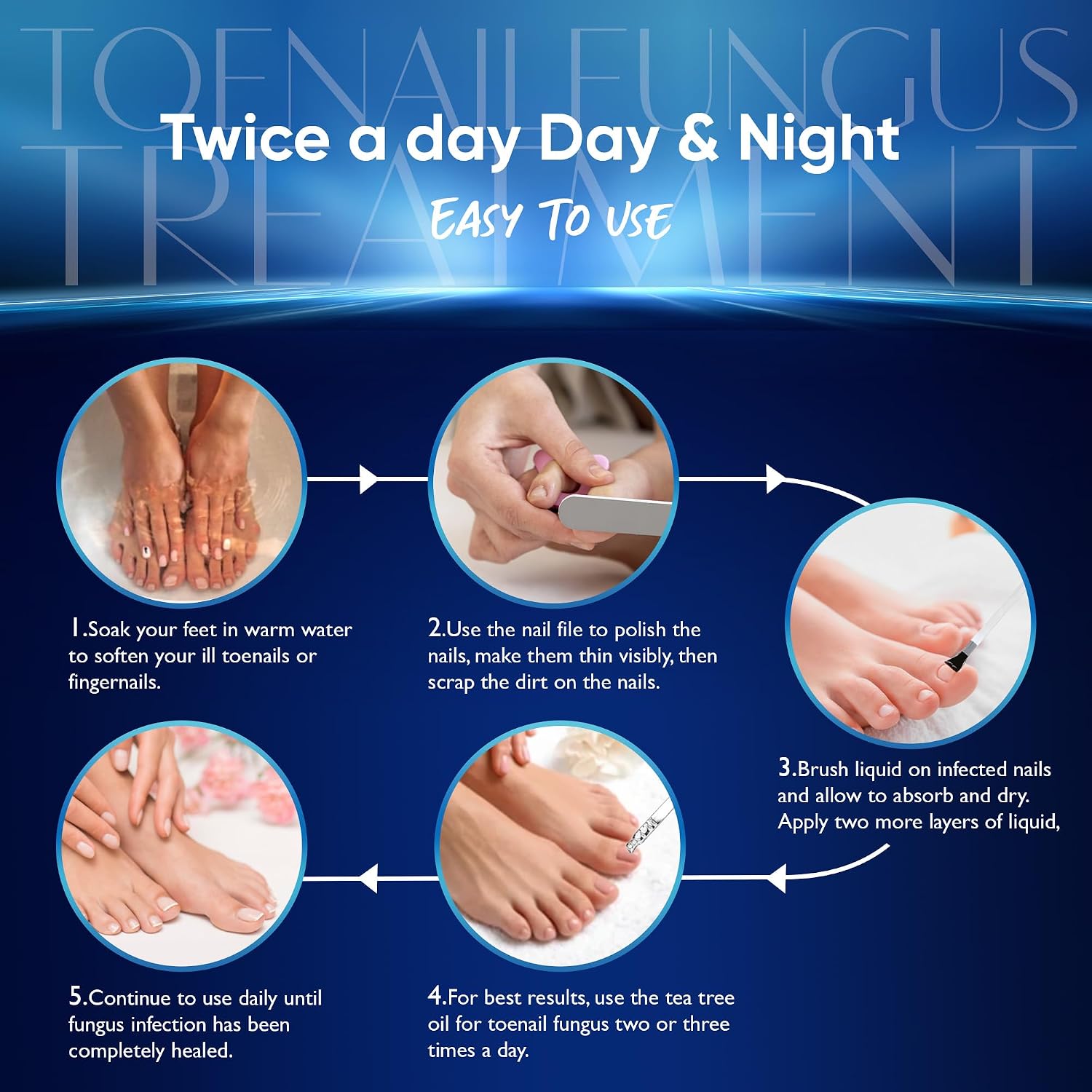 Thumbnail 4 de OSIMOON Toenail Fungus Treatment, Liquid Antifungal Solution, 2-Pack