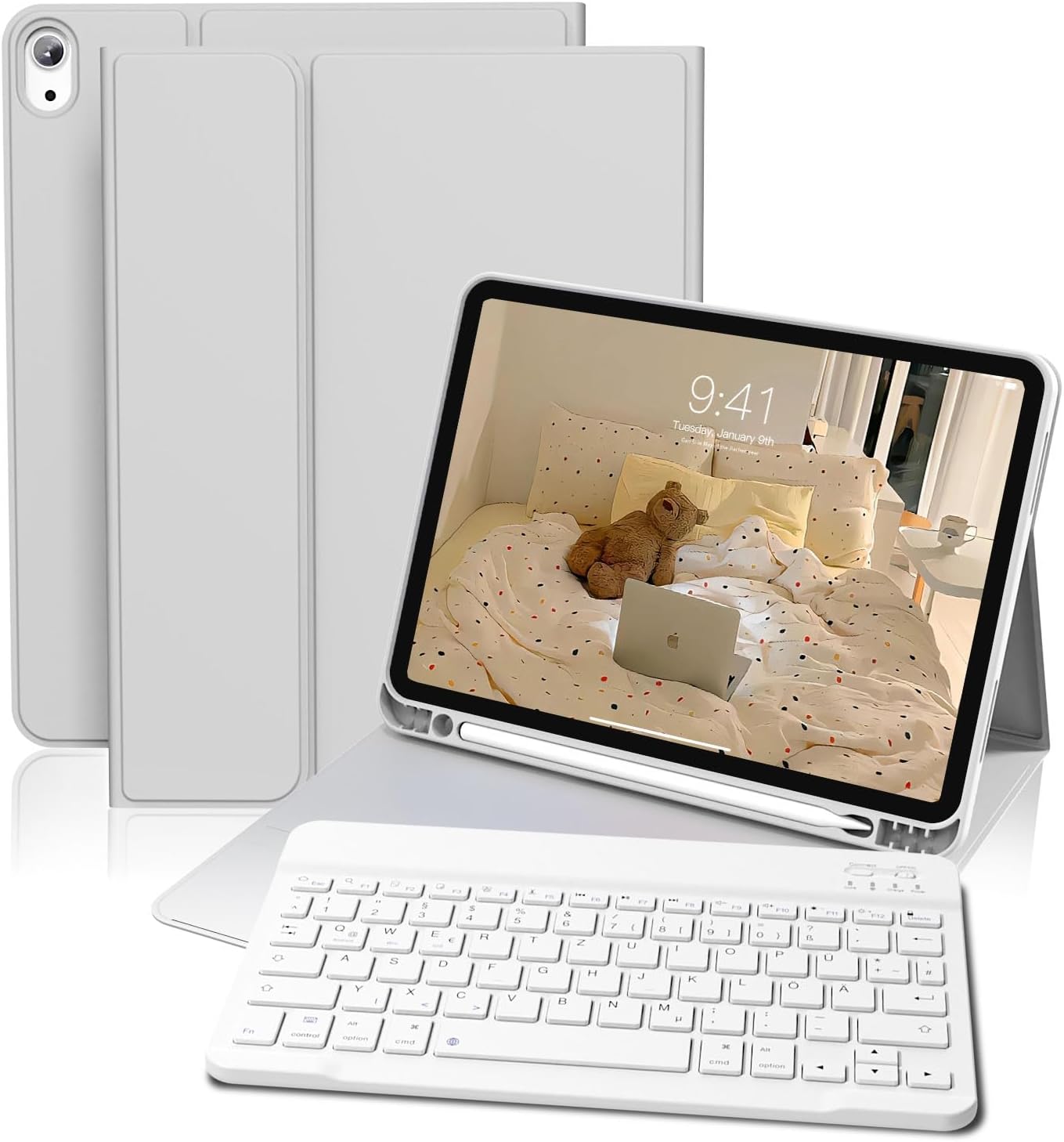 Detalle de GKABXY Hülle mit Bluetooth‑Tastatur für iPad 10,9–11"