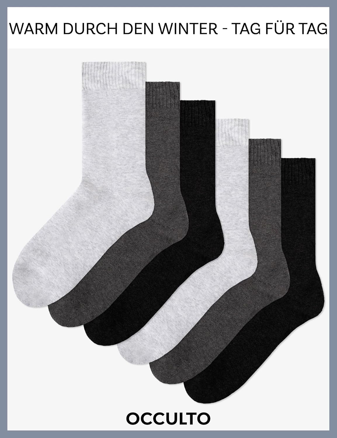 Detalle 2 de Occulto Smilla Thermosocken 6er Pack