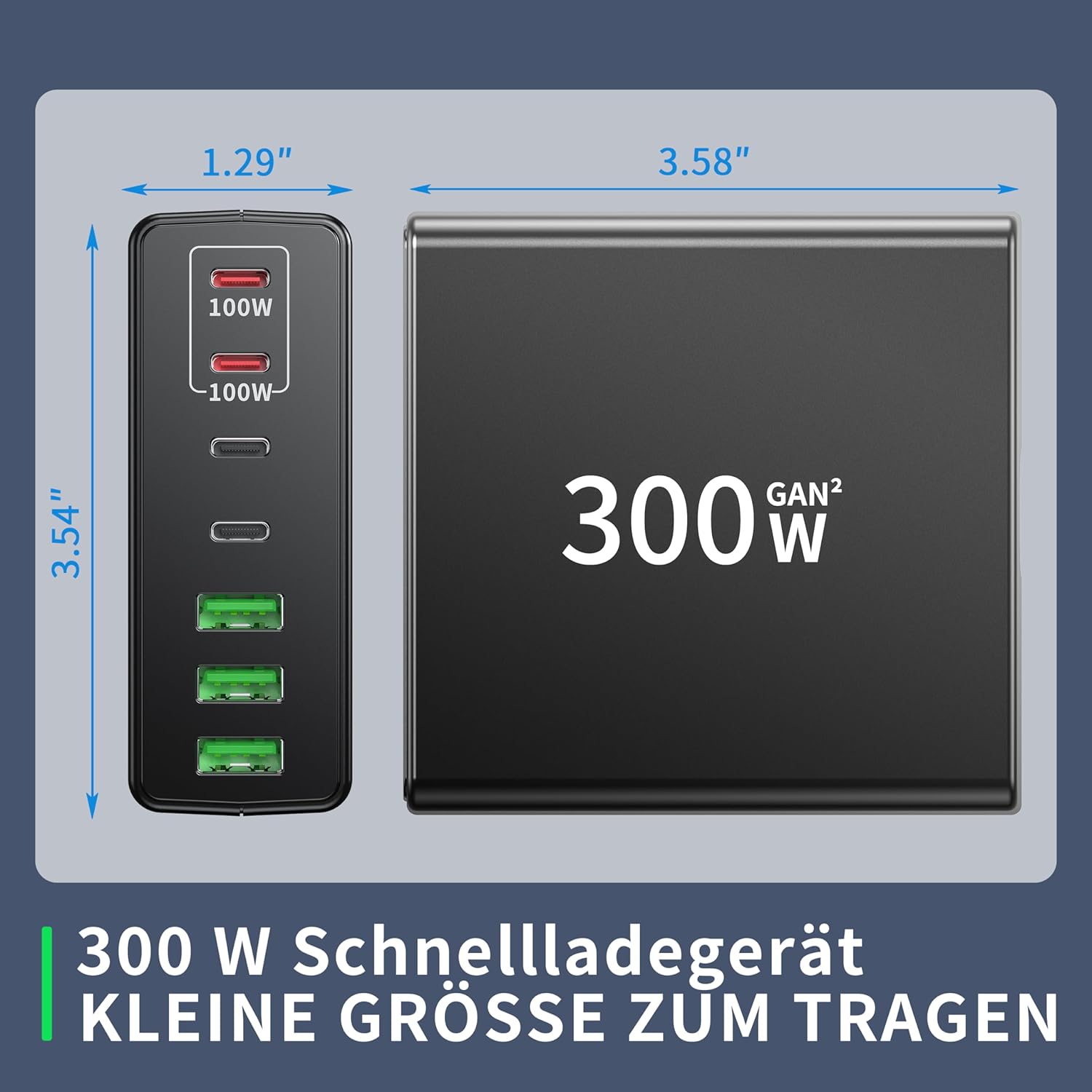 Thumbnail 6 de FINIBO 300W USB‑C Ladegerät mit 7 Ports