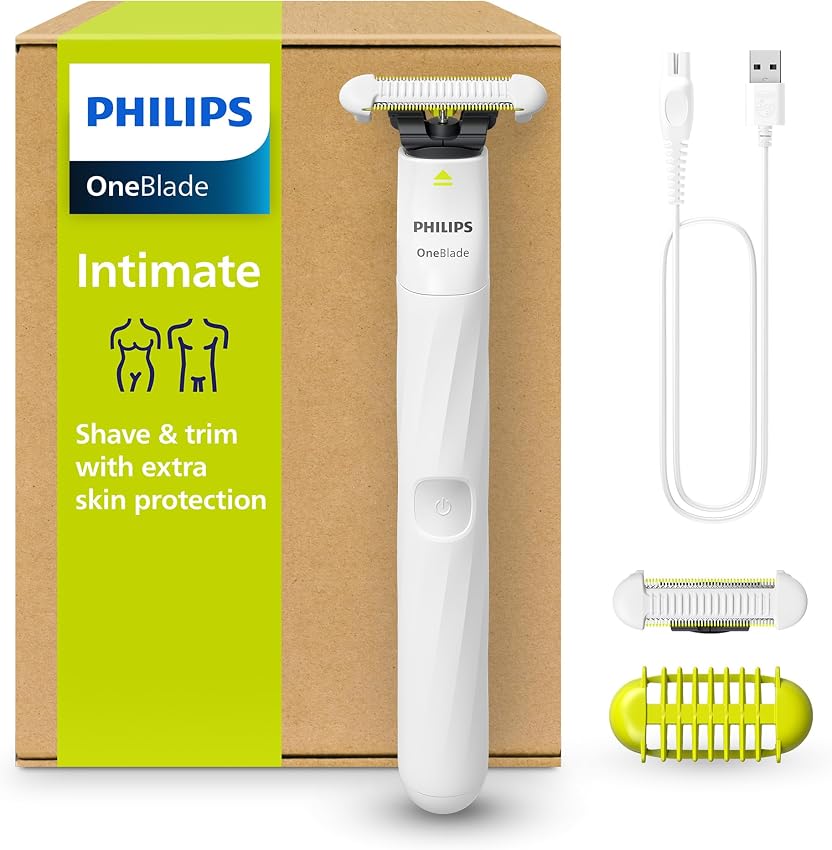 Detalle de PHILIPS OneBlade Intimate, Maquinilla para zonas íntimas