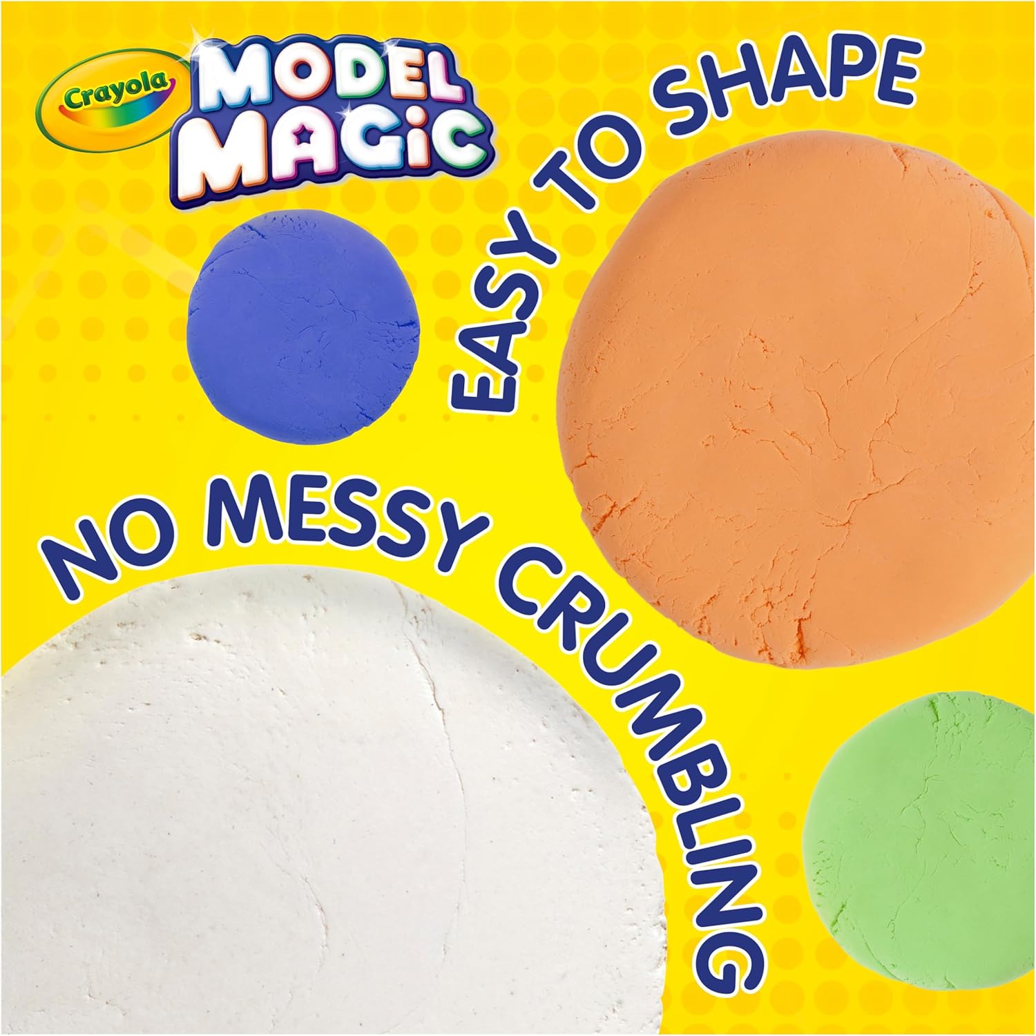 Thumbnail 2 de Crayola Model Magic White 4-Pack (8 oz Each) Air-Dry Modeling Clay for Kids