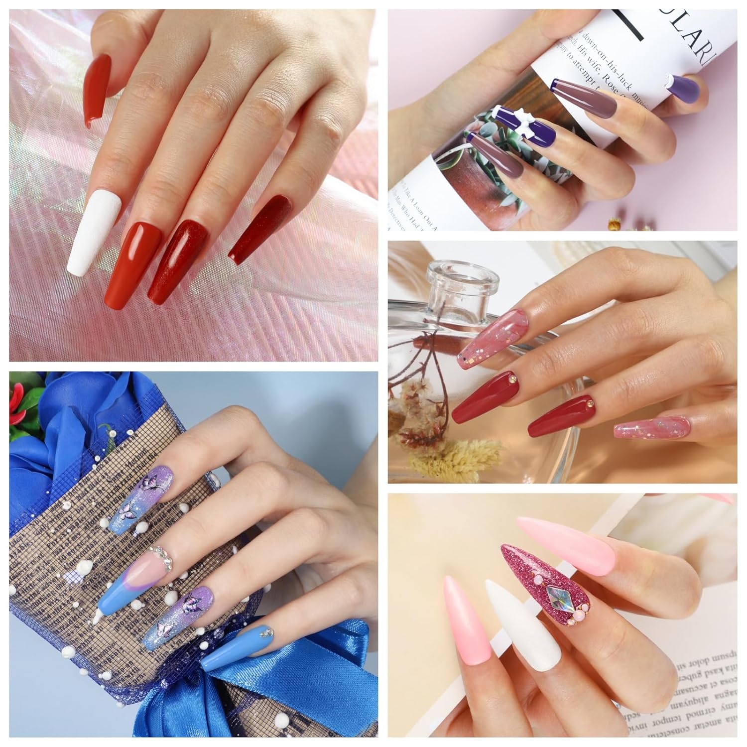 Thumbnail 1 de COSCELIA 53pcs Gel Nail Polish Kit with UV Light 💅