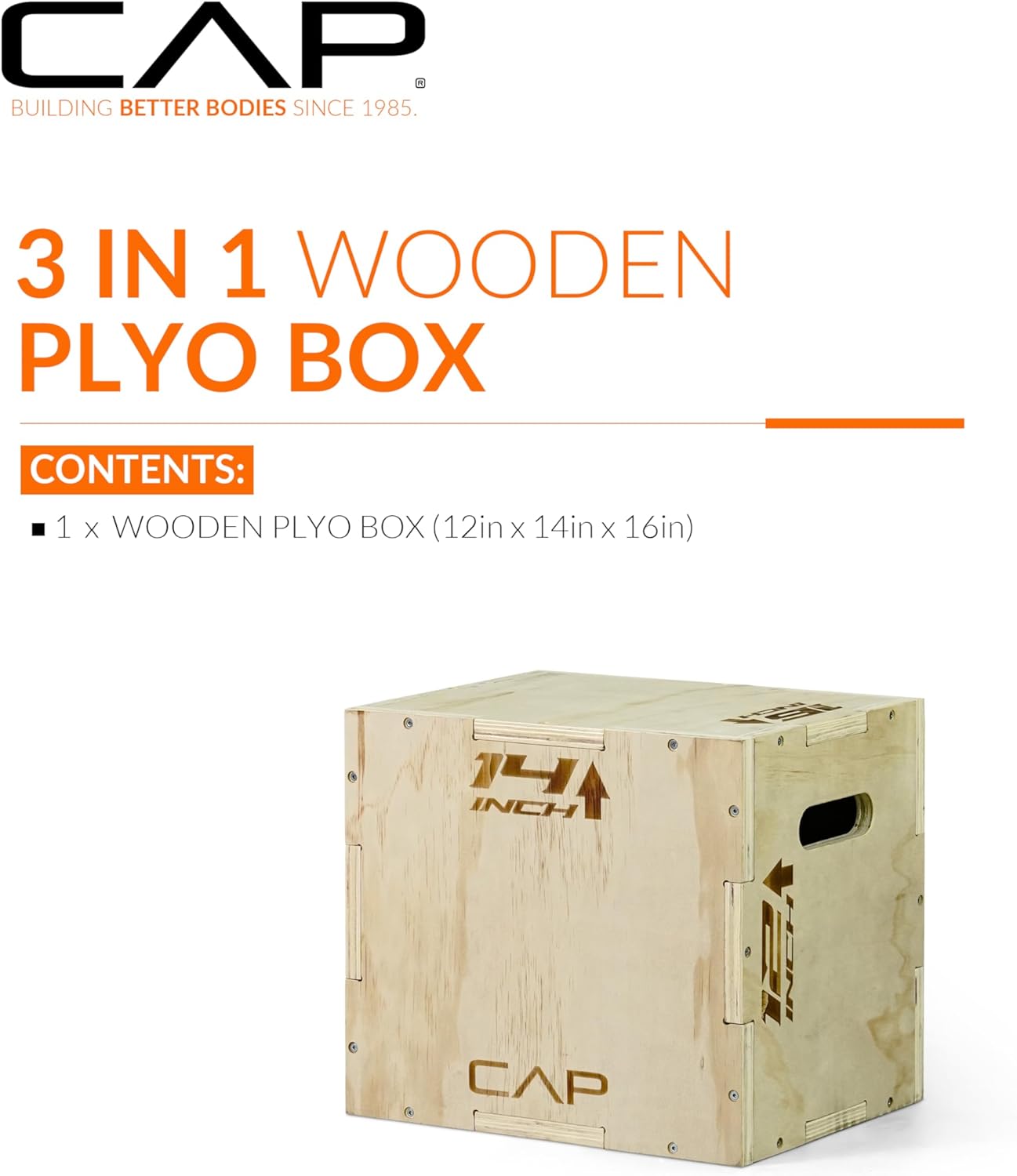 Detalle 2 de CAP Barbell 3-in-1 Plyometric Box 3 sizes 🏋
