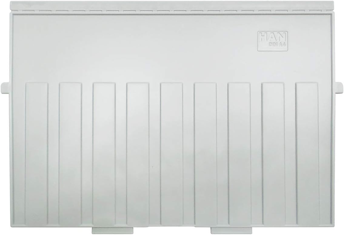 Detalle de HAN 9024-11 – płyty podpierające do fiszek A4, jasnoszare, 5 szt.