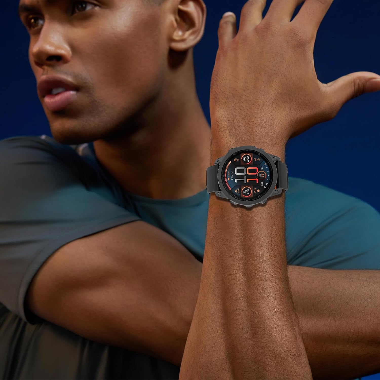 Thumbnail 6 de U-LIMVE silikonarmband 26 mm QuickFit för Garmin Fenix 8 51 mm