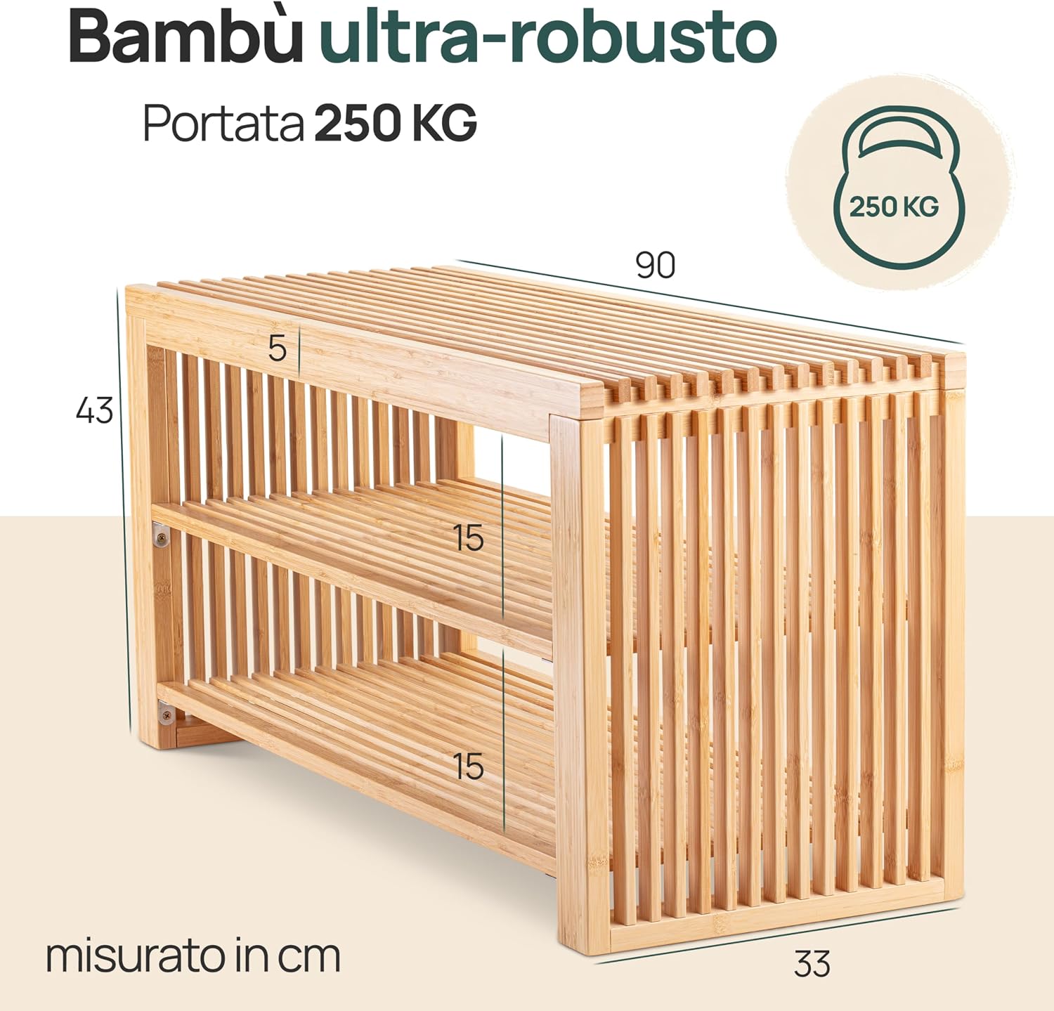 Detalle 2 de BAM BOO BOX Scarpiera con seduta 90 cm
