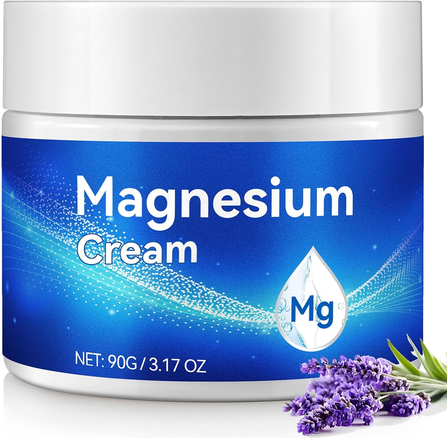 Detalle de FUBAOLIN magnesiumkräm med magnesiumklorid, lavendel och återfuktande oljor