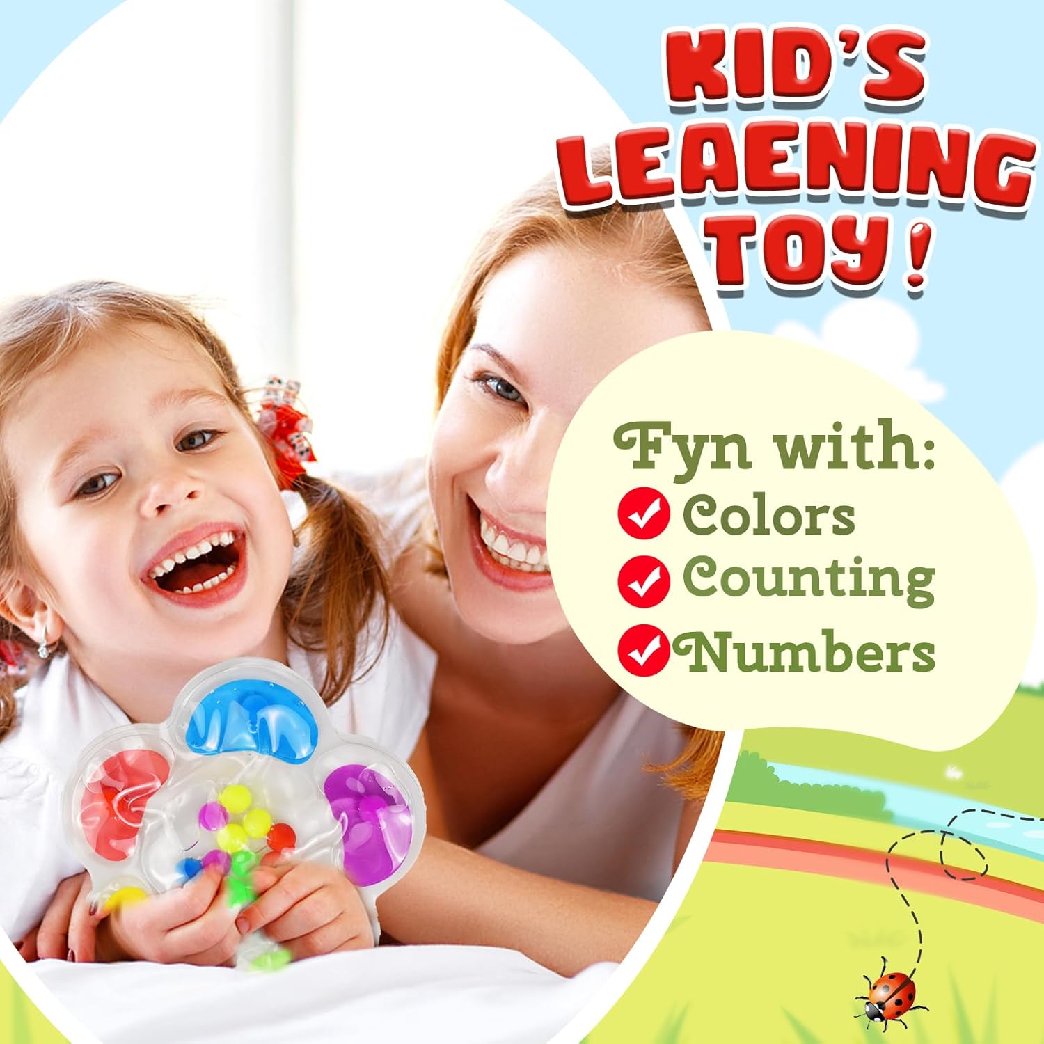Detalle 2 de Colour Sorting Toys for Toddlers (3-6 Years): Fine Motor Colour Match and Sensory Fidget