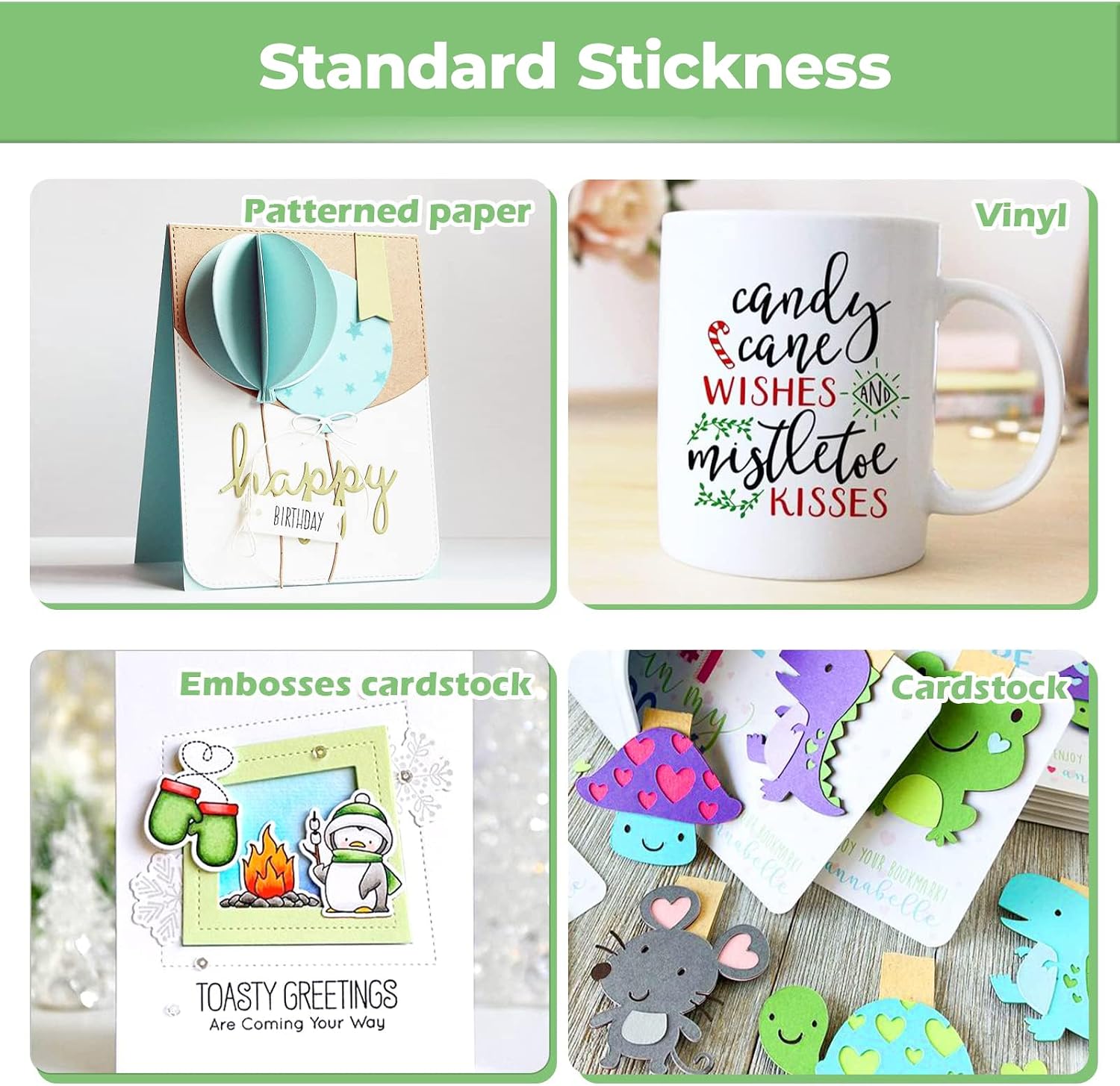 Thumbnail 6 de HTVRONT 12x12 Standard Tack Cutting Mats, 6-Pack for Cricut Crafting