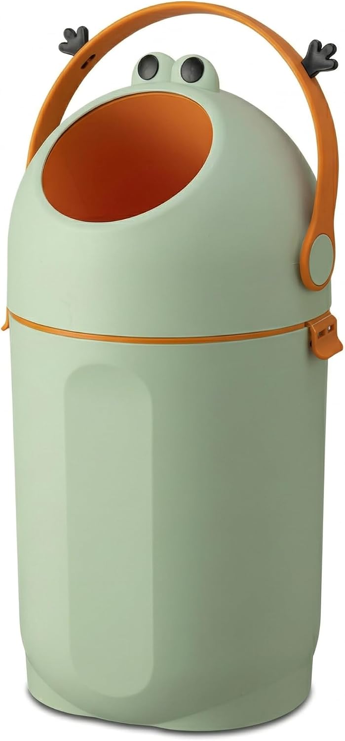 Detalle de P@B PBell Diaper Pail, Grey, 15 L, Odour Lock, Any Standard Trash Bag