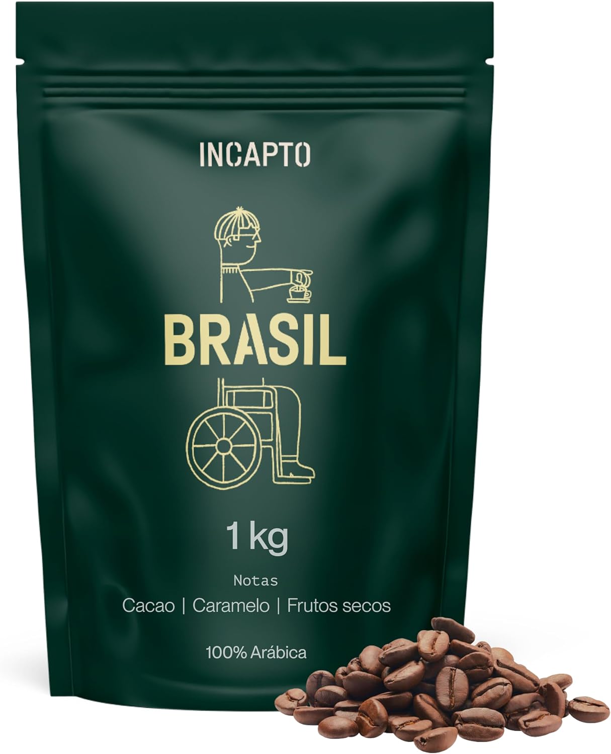 Detalle de Incapto Café en Grano de Especialidad 1kg