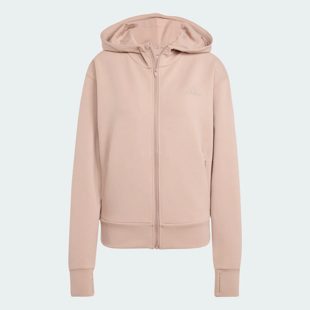 Detalle 2 de Chaqueta con capucha Designed 4 Training de Adidas: una opción útil para entrenar con estilo en casa y al aire libre