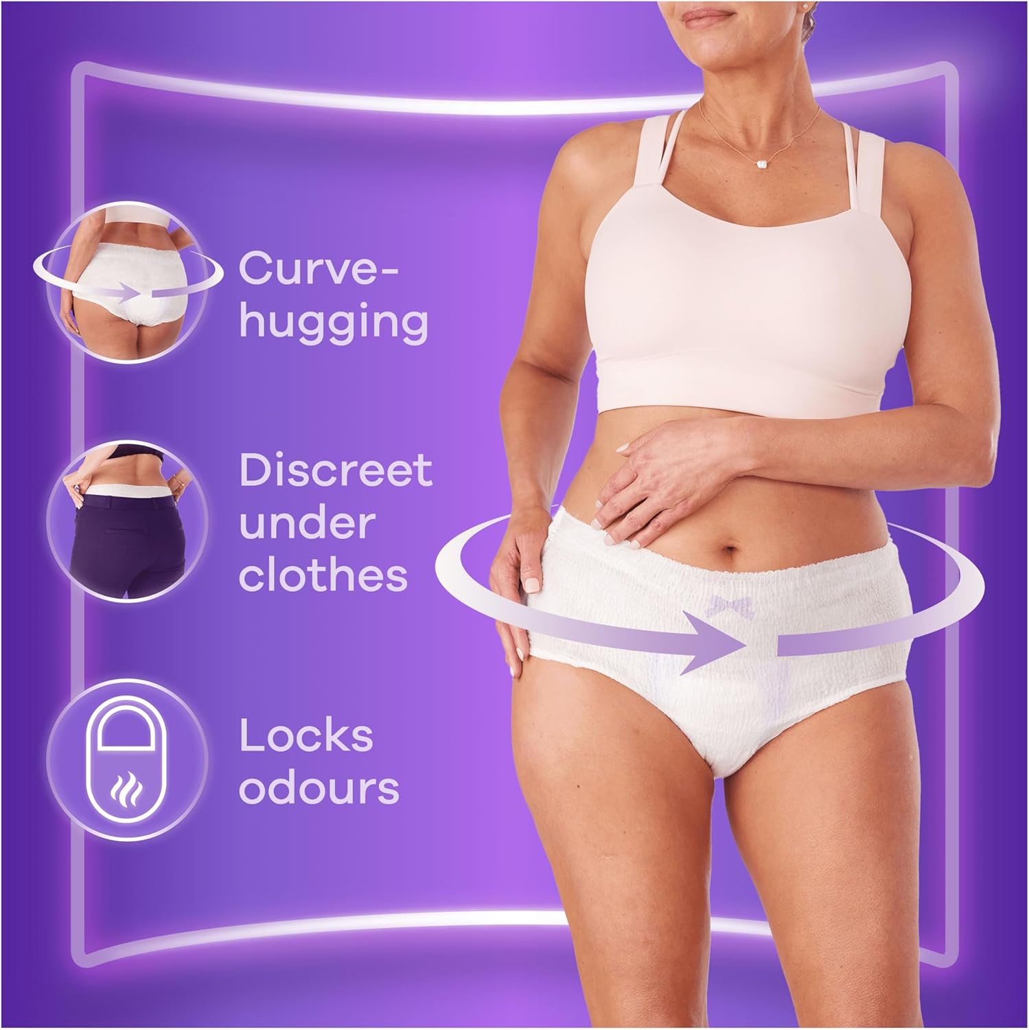 Thumbnail 3 de Always Discreet Incontinence Pants Large 32 pack 🩲