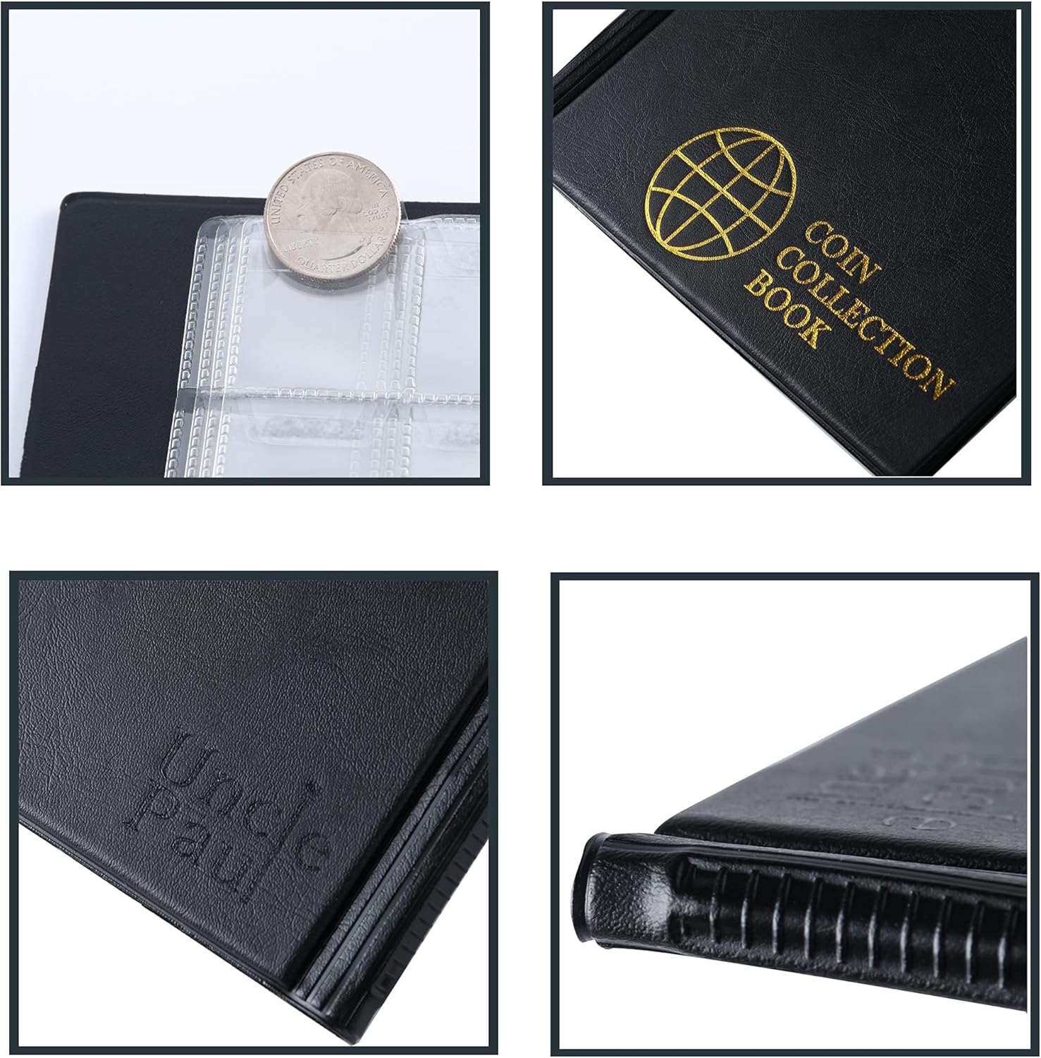 Thumbnail 2 de CS0242BK Álbum monedas 420 bolsillos negro