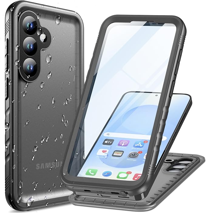 Detalle de Cozycase Funda Resistente y Transparente para Samsung Galaxy S25 💧