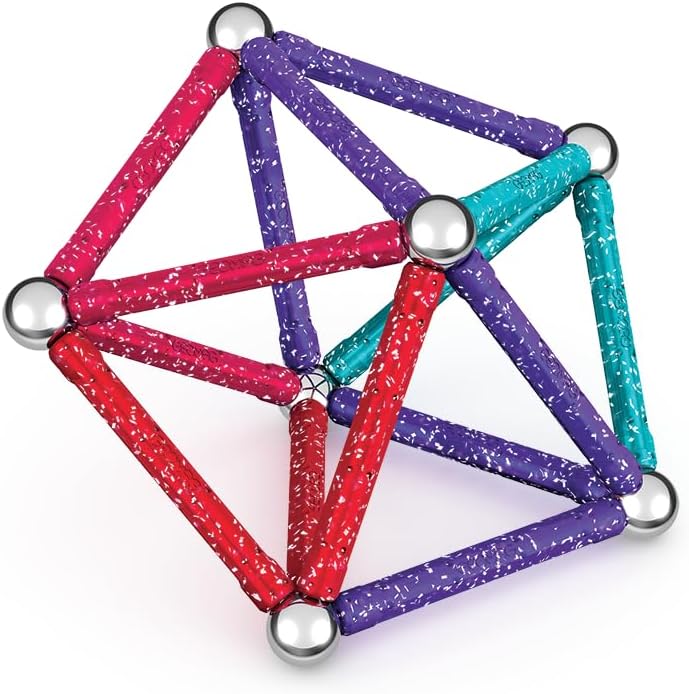 Thumbnail 5 de Geomag Glitter 60 pièces jeu magnétique 🧩