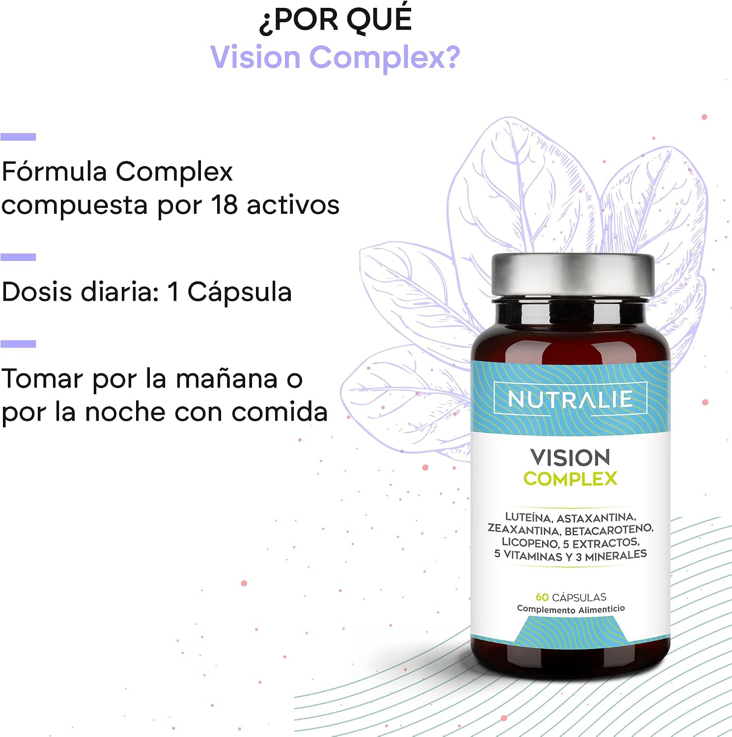Thumbnail 2 de Vision Complex Nutralie 60 cápsulas 30 mg luteína