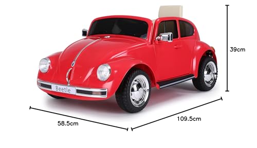 Thumbnail 11 de FAMOSA Beetle Rojo 12V coche eléctrico para niños
