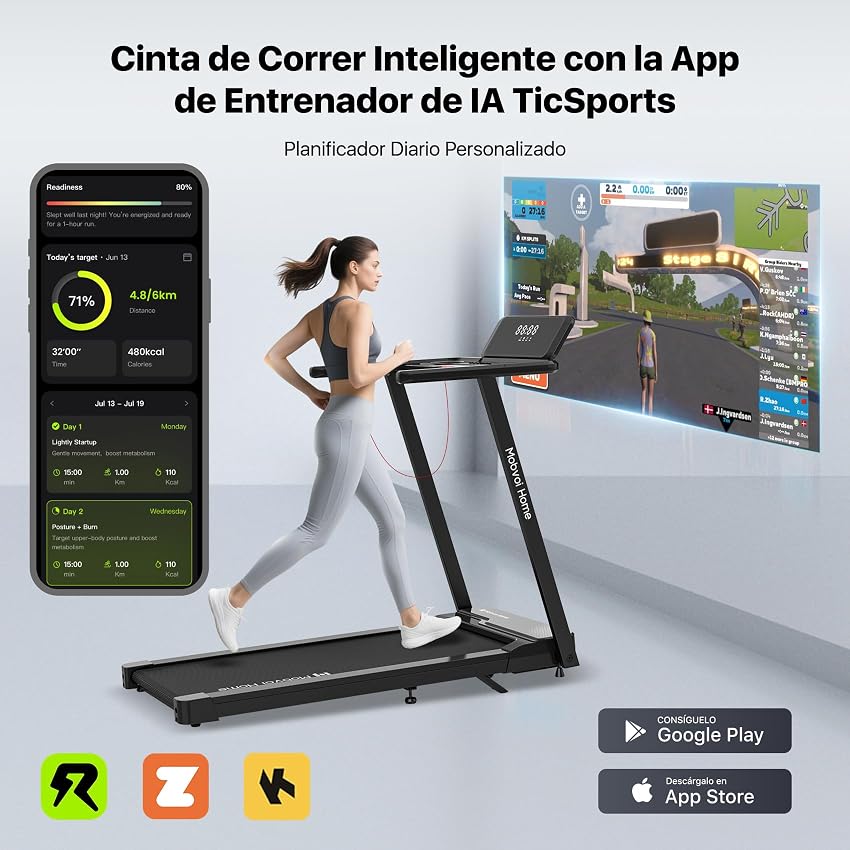 Thumbnail 4 de Mobvoi Cinta de Correr 3 en 1 🏃♂️ para Casa y Oficina
