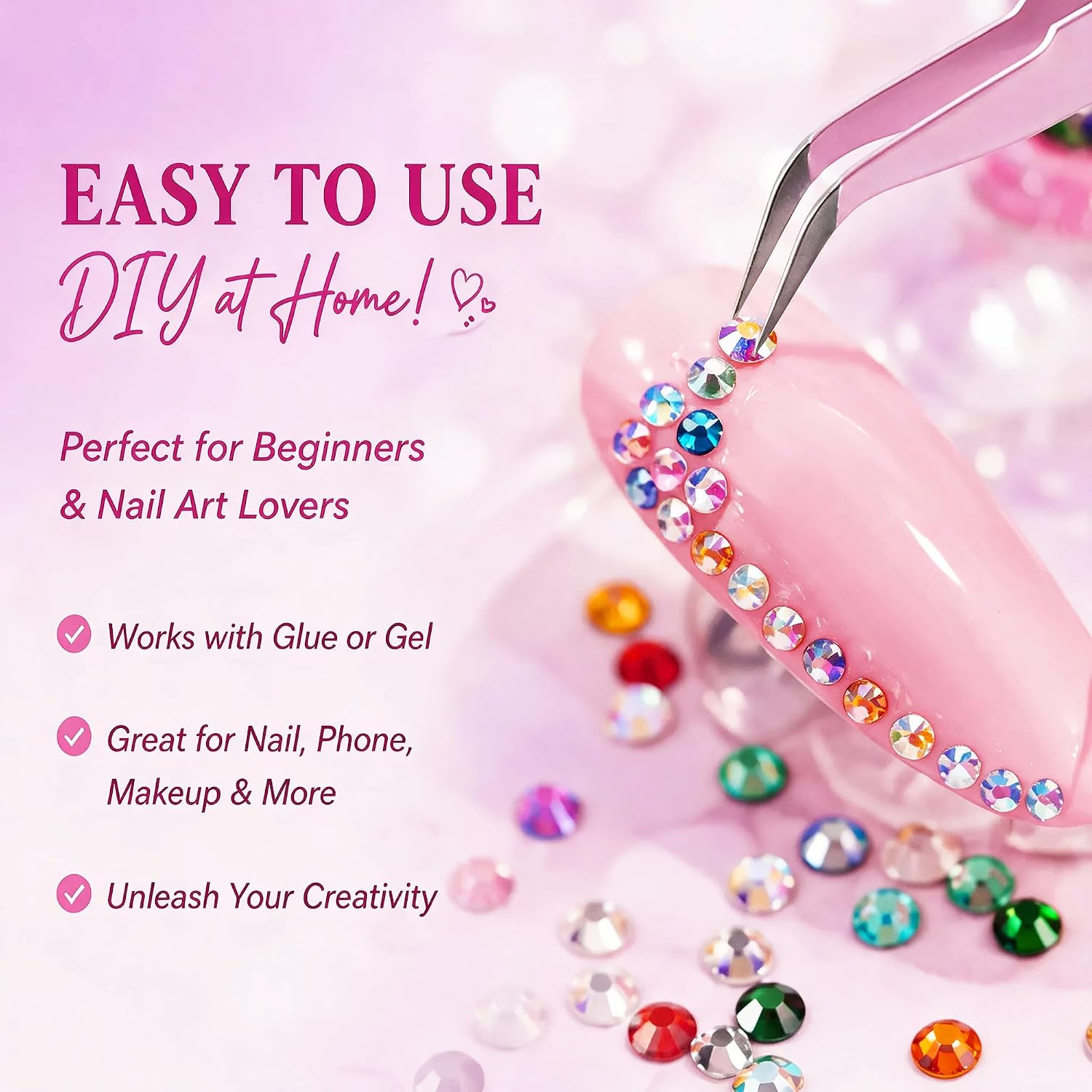 Thumbnail 6 de Artdone Resin Rhinestones 3mm