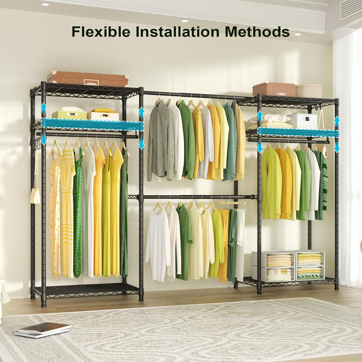 Detalle 2 de Ulif E1 Heavy Duty Garment Rack 71.4