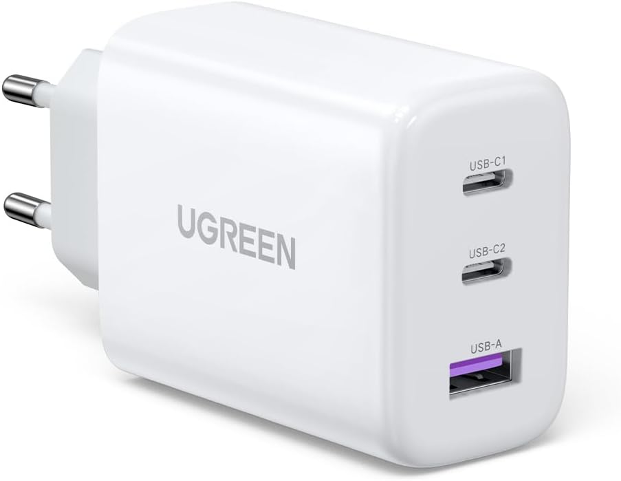Detalle de UGREEN USB C Ladegerät 65W PD 3‑Port Schnellladegerät